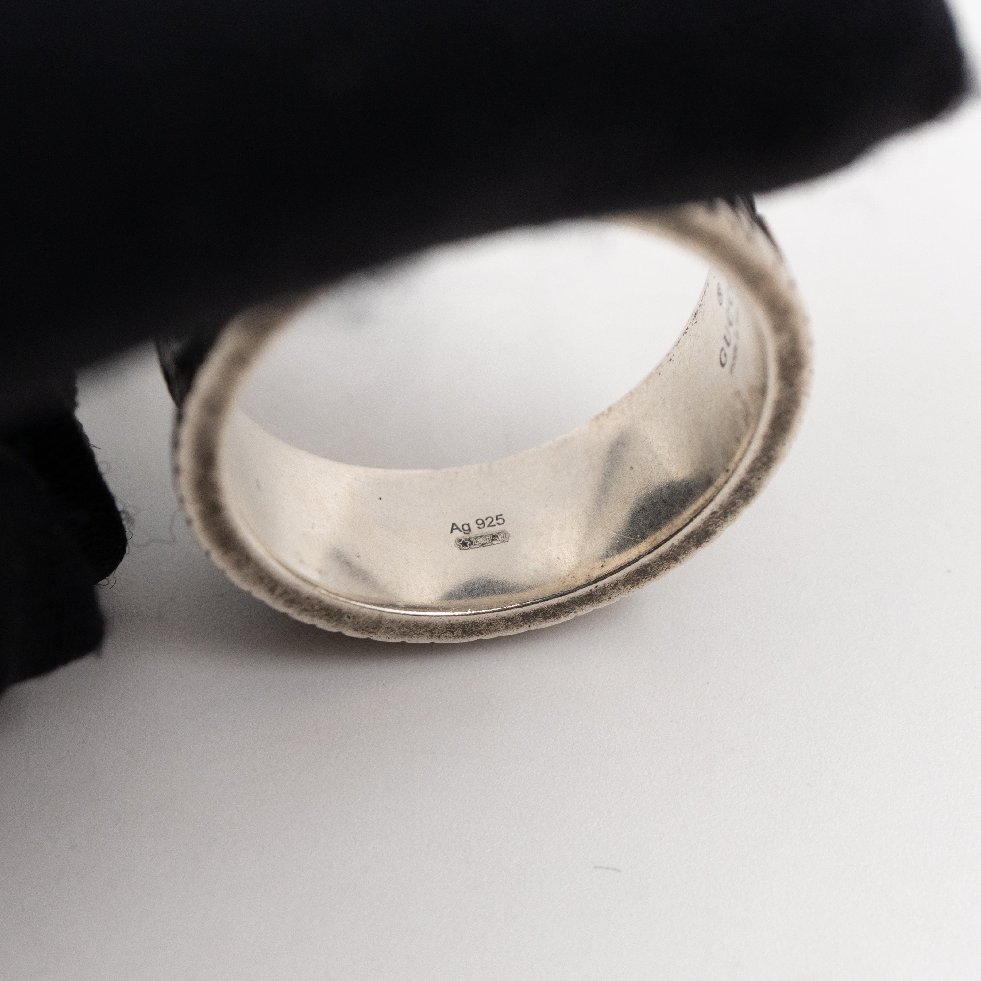 Ring with Double G 925 Silver