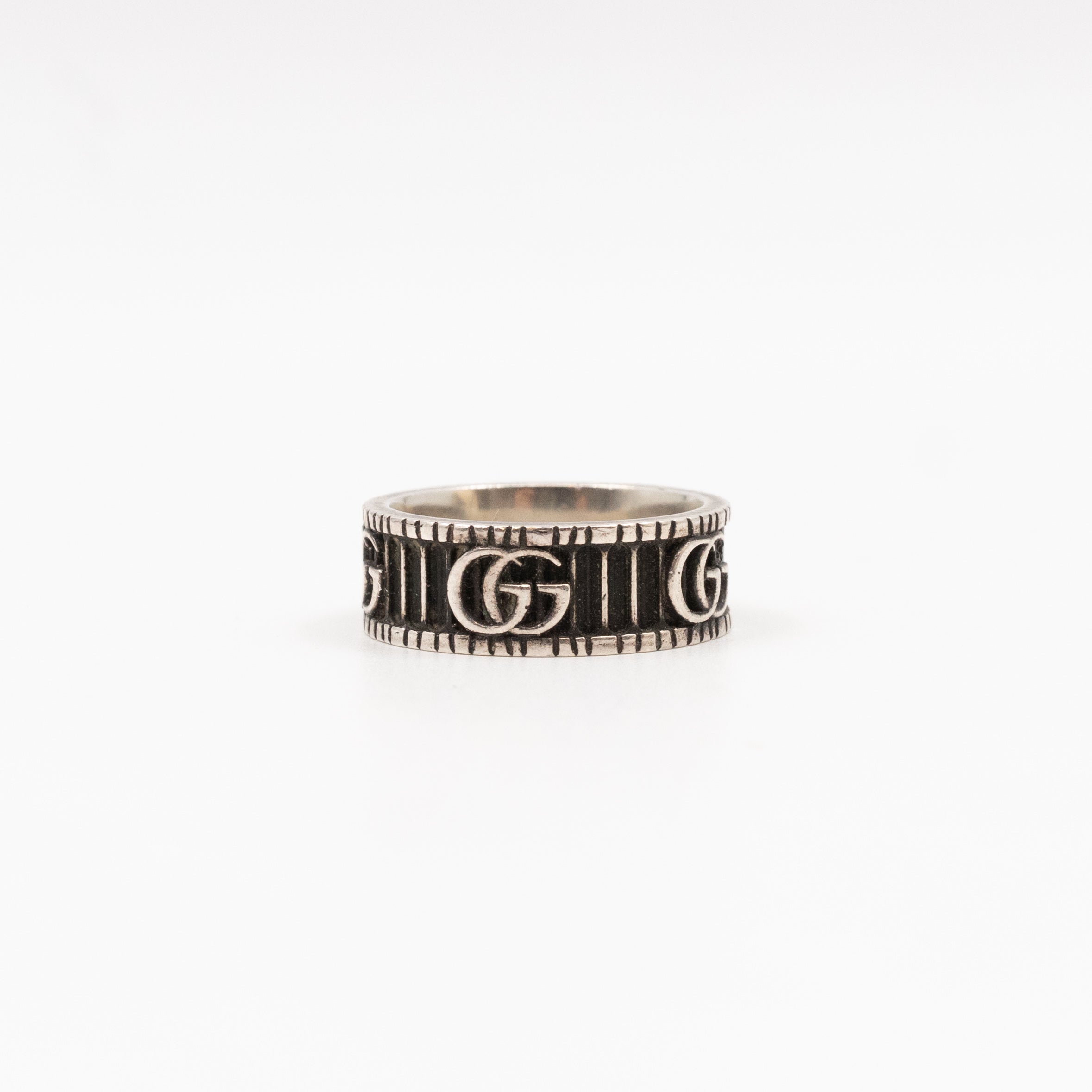 Ring with Double G 925 Silver