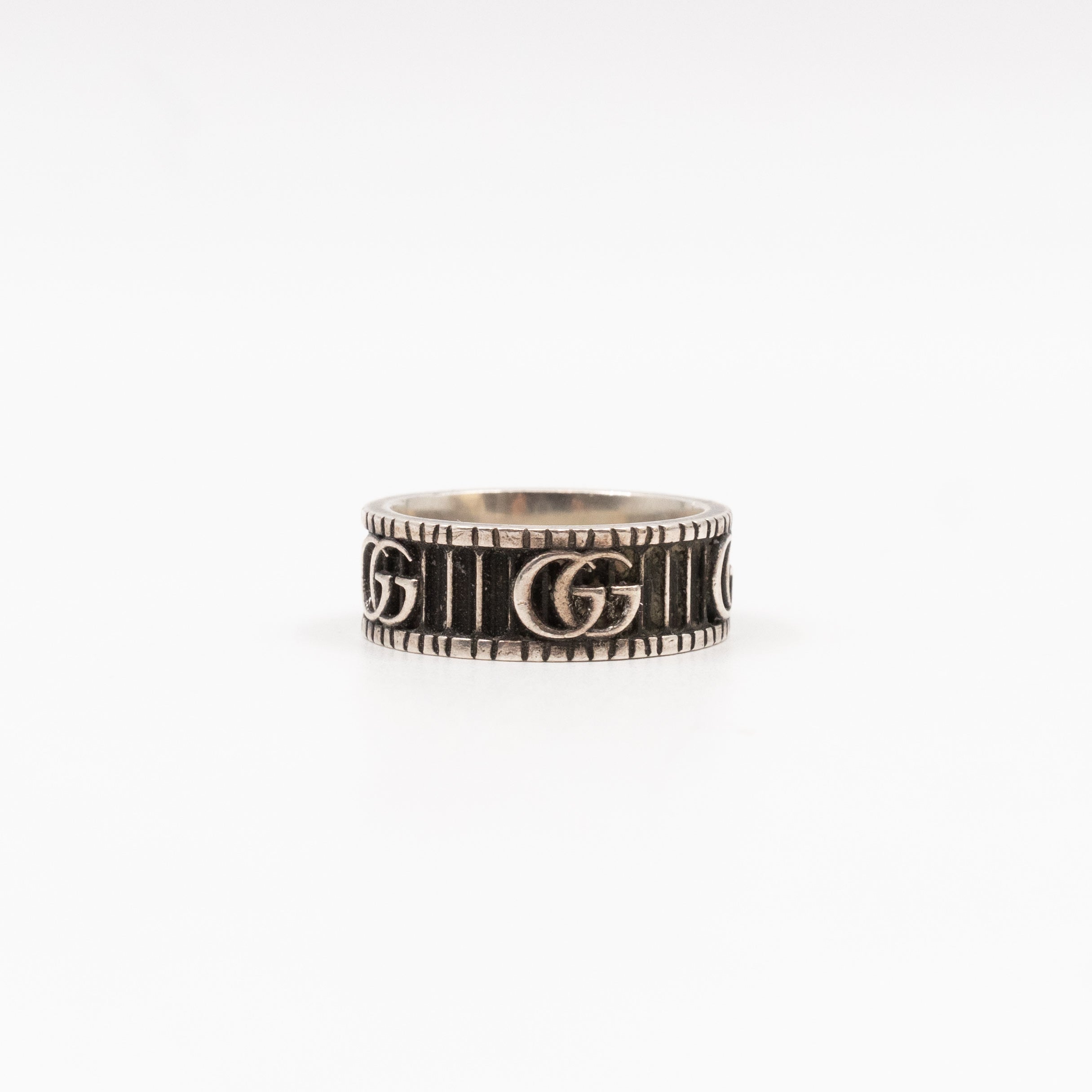 Ring with Double G 925 Silver