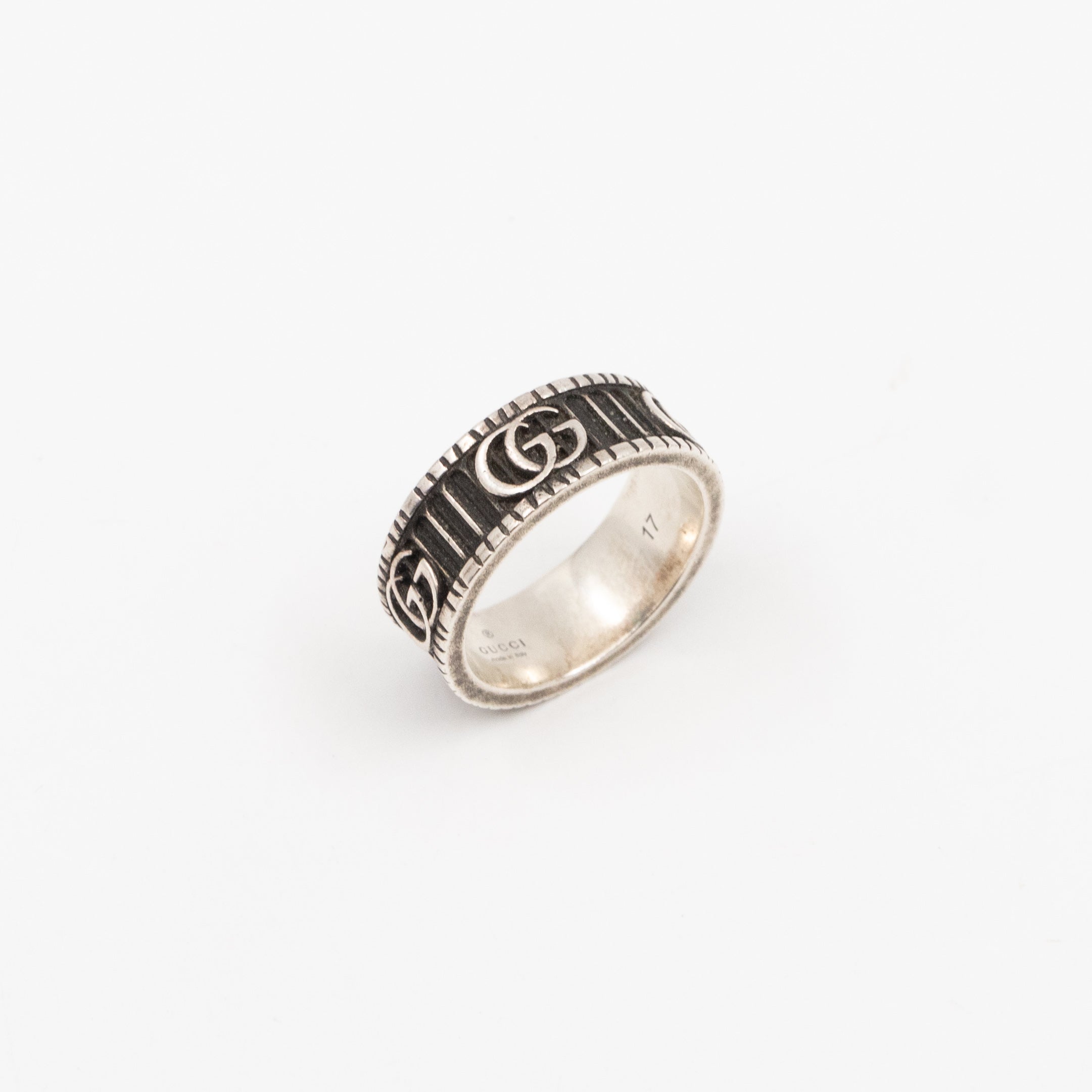 Ring with Double G 925 Silver