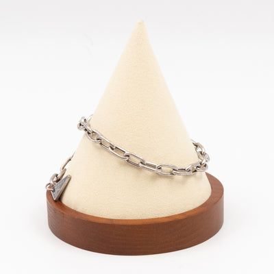 Triangle Charm Logo Bracelet 925 Silver