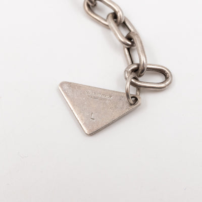 Triangle Charm Logo Bracelet 925 Silver