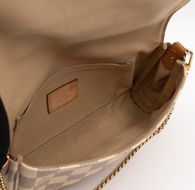 Favorite PM Damier Azur