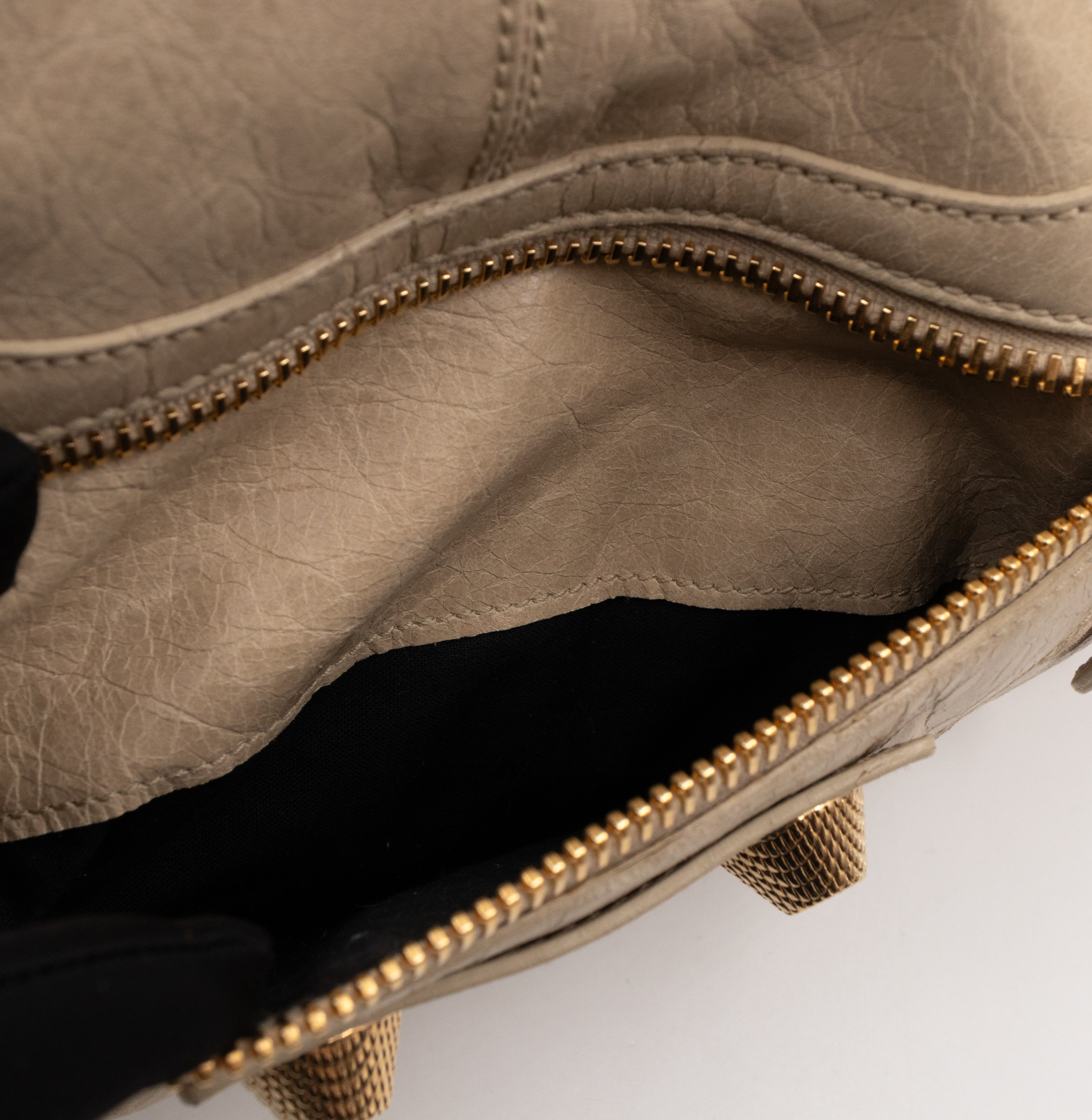 Work Giant 21 Beige Leather Gold