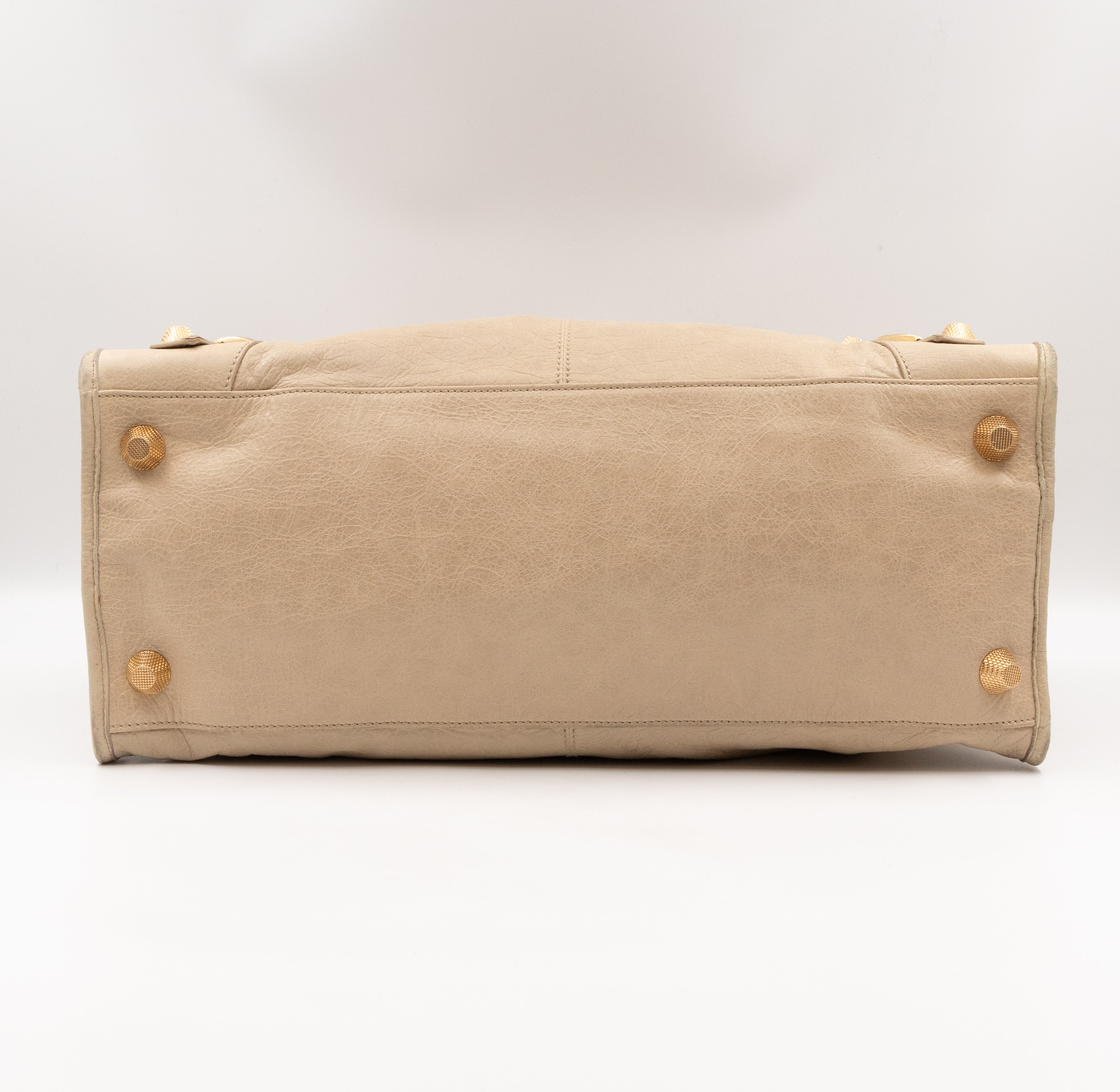 Work Giant 21 Beige Leather Gold