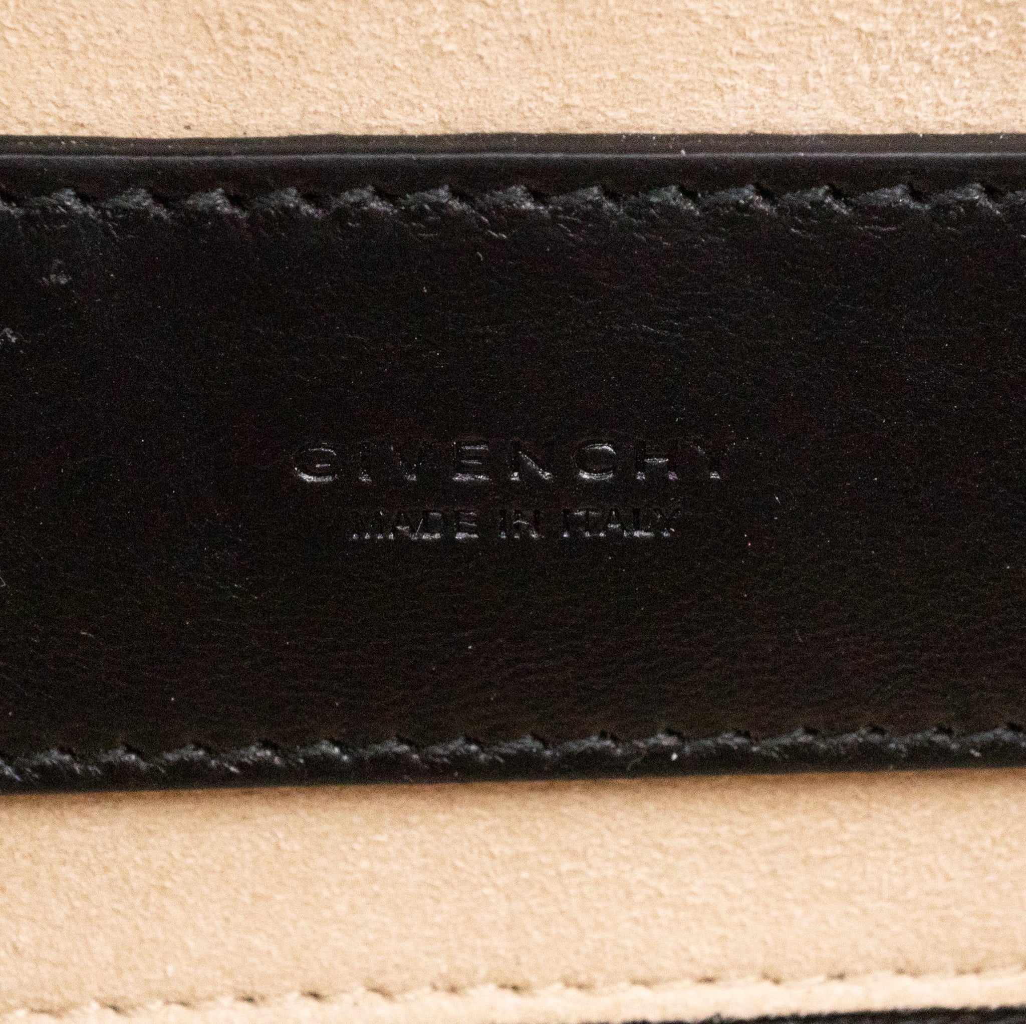 Mini Quilted Pocket Bag Black Leather