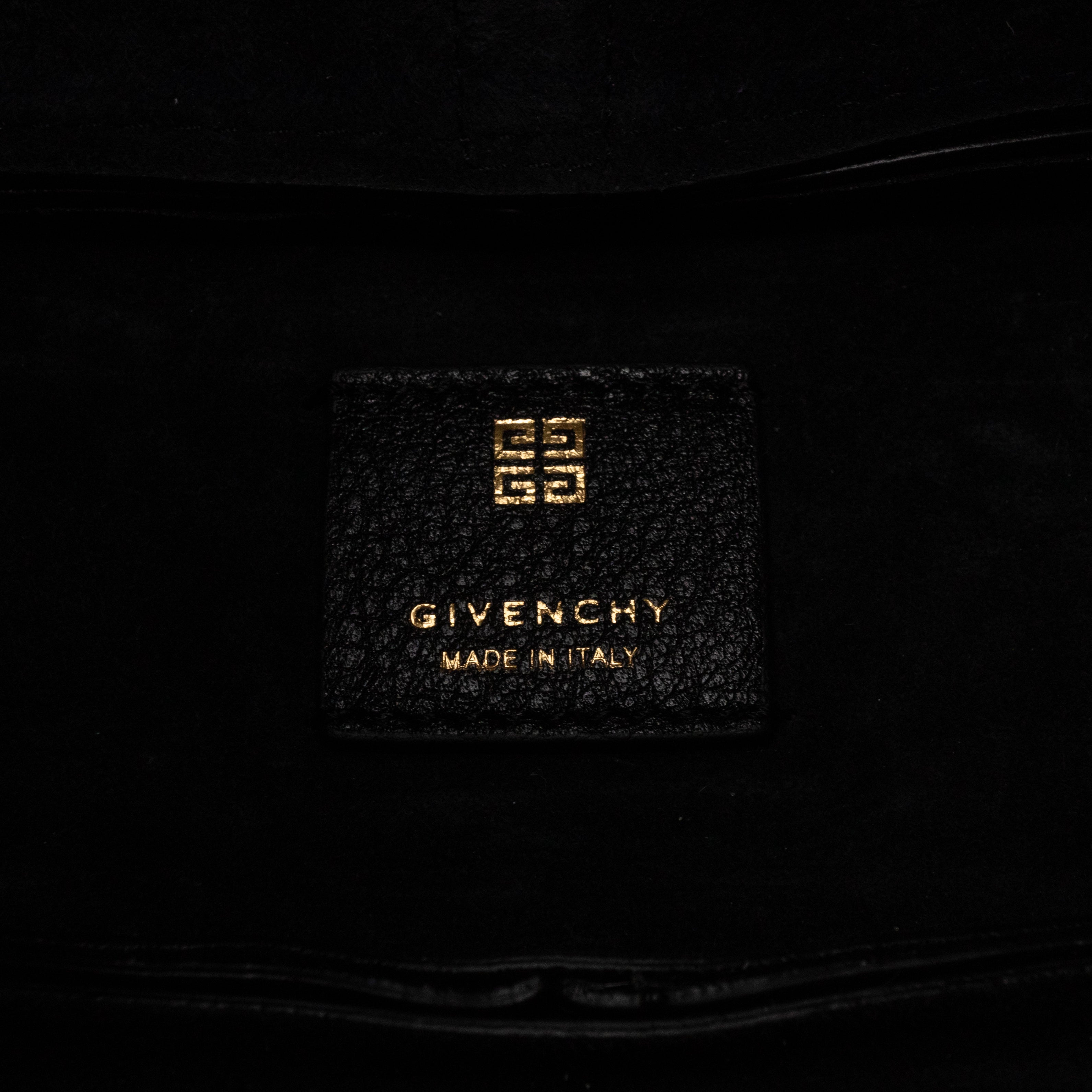Mini G-Hobo Bag Black Leather