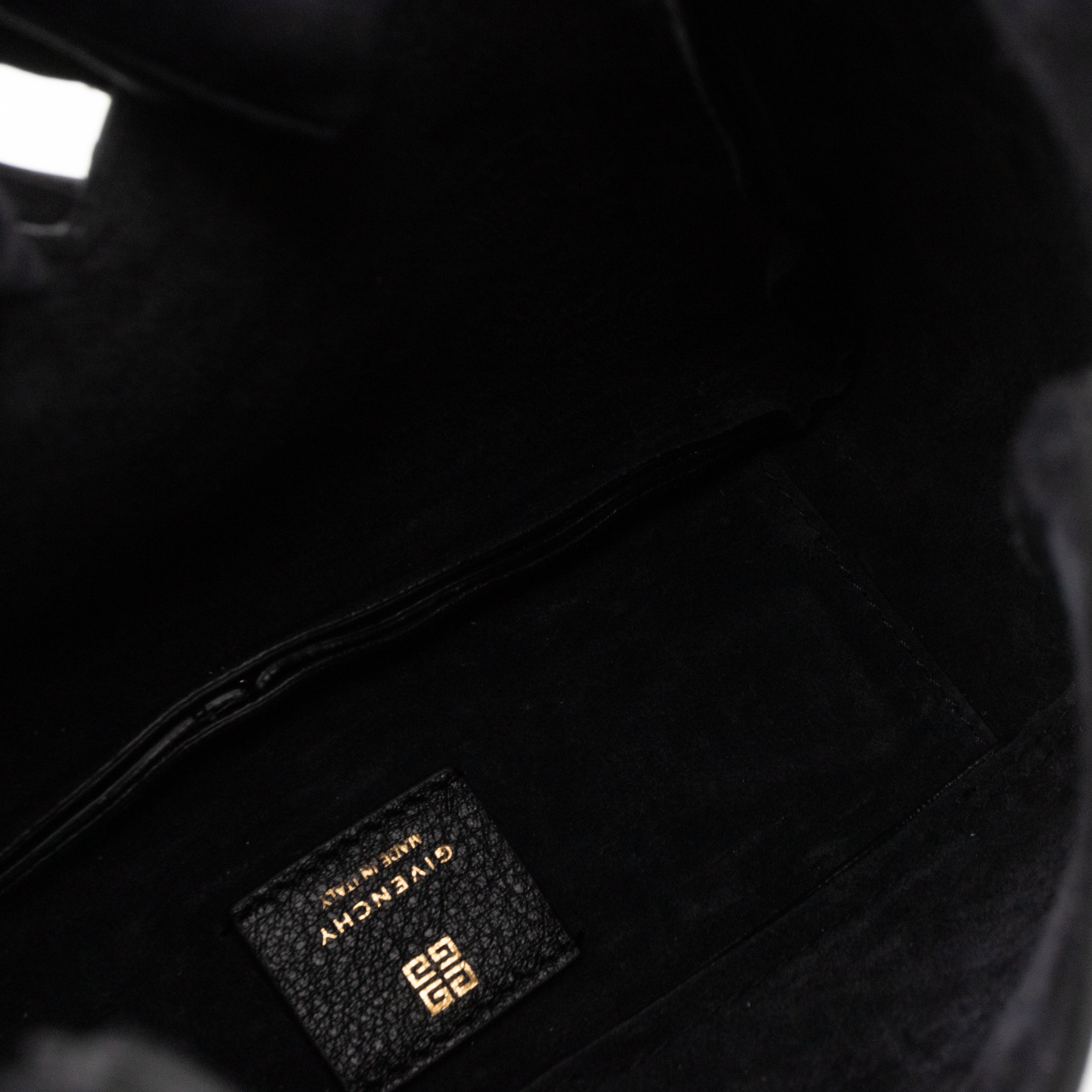 Mini G-Hobo Bag Black Leather