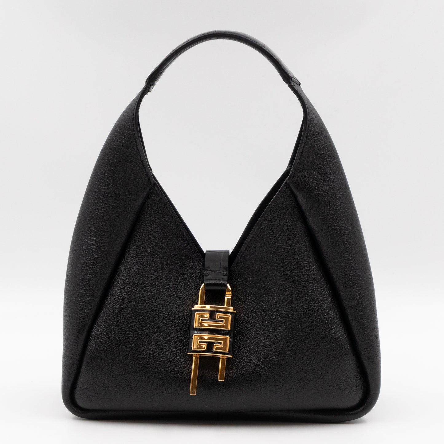 Mini G-Hobo Bag Black Leather