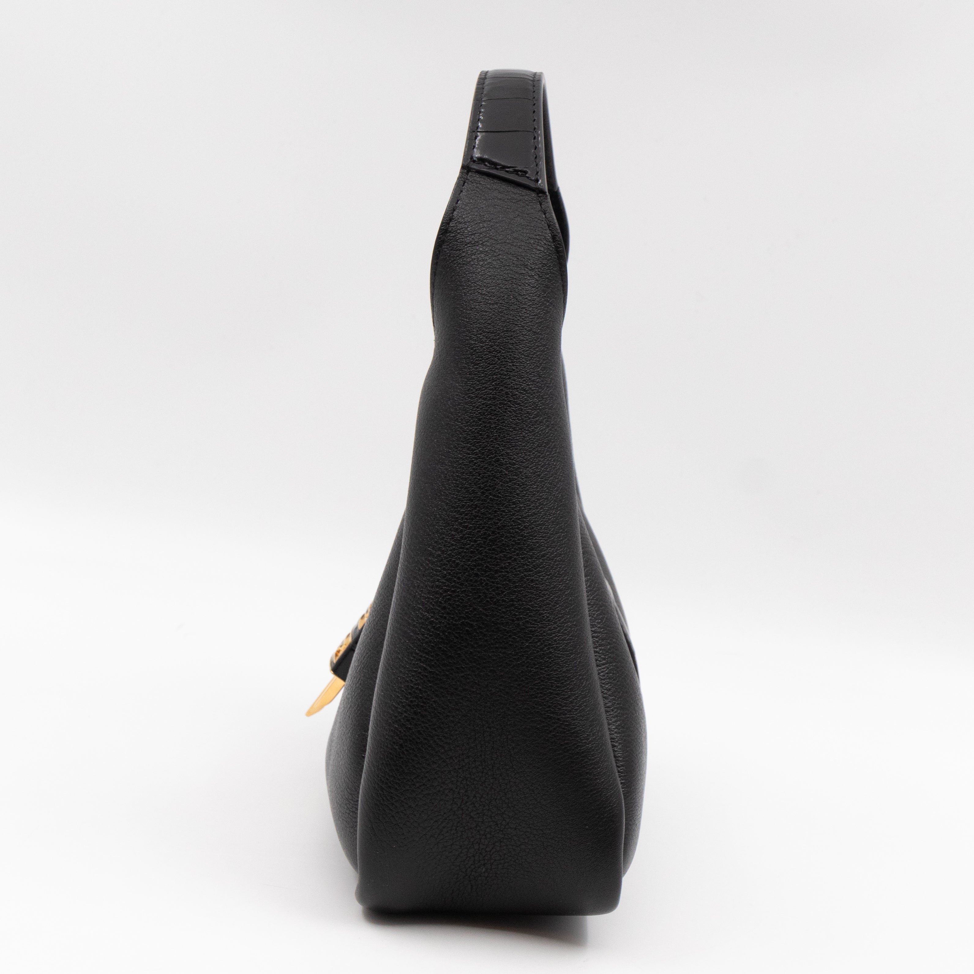 Mini G-Hobo Bag Black Leather