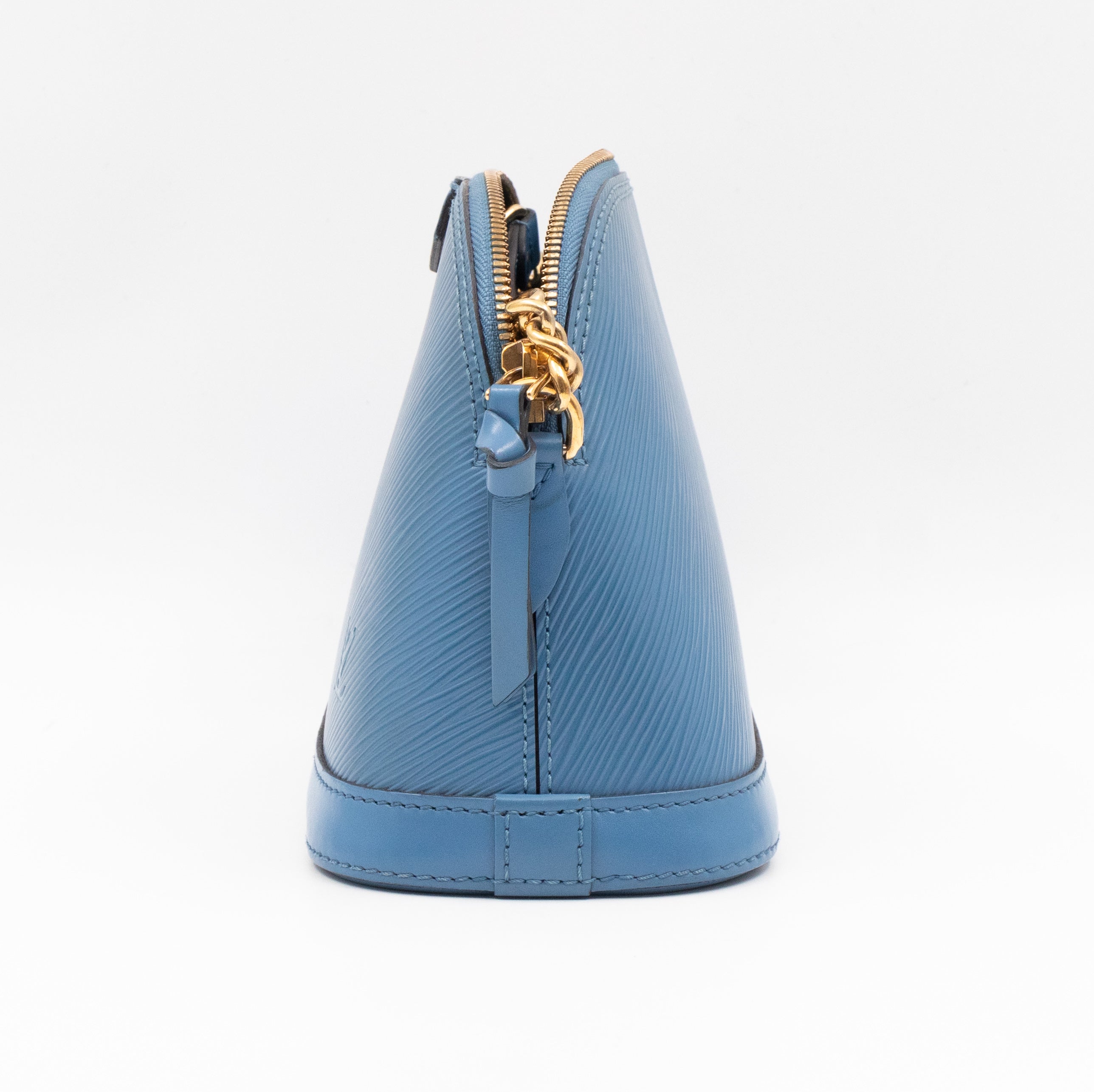 Alma Mini Chain Epi Leather Bleuet