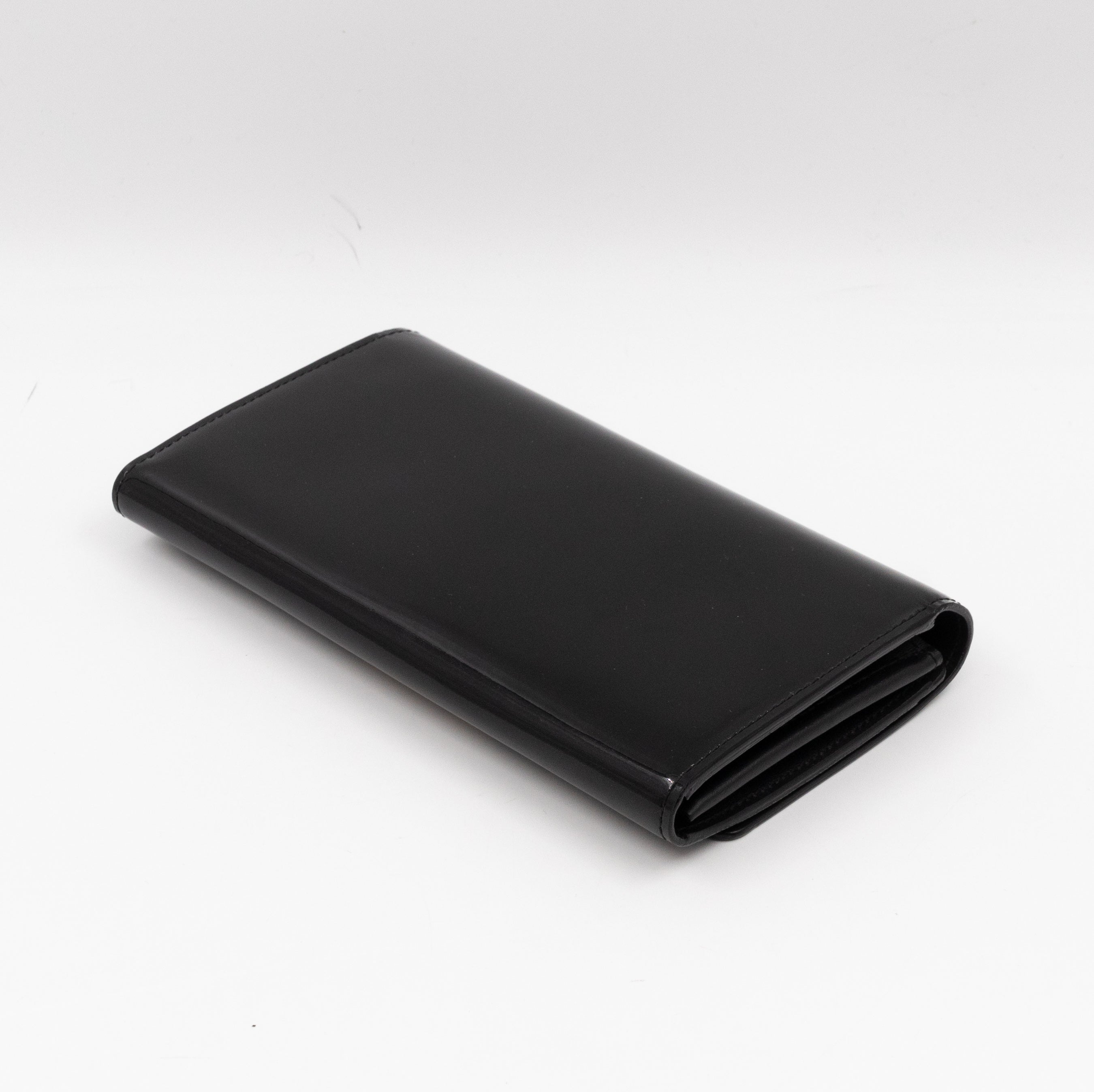 Louise Wallet Black Vernis