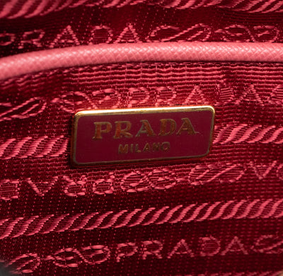 Camera Bag Pink Leather