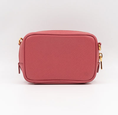 Camera Bag Pink Leather