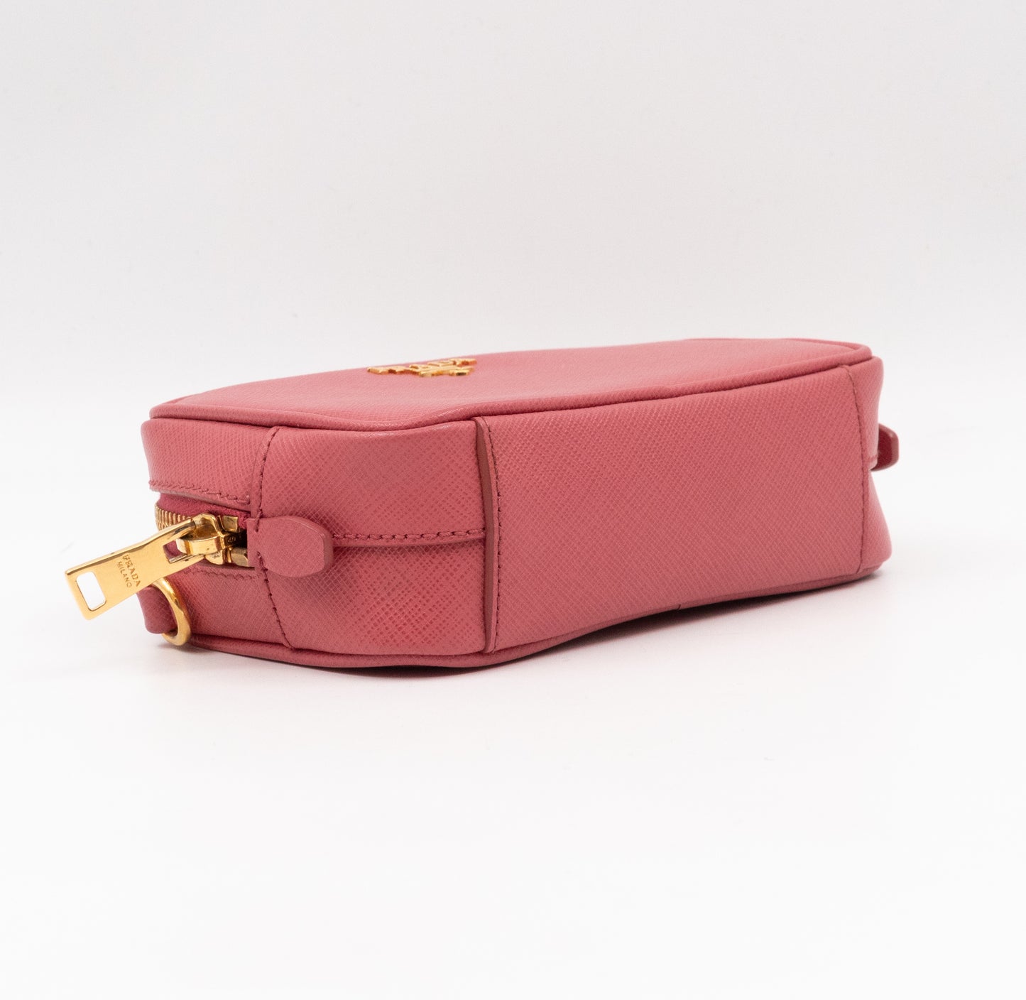Camera Bag Pink Leather