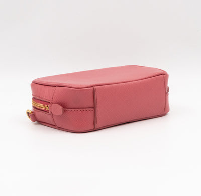 Camera Bag Pink Leather