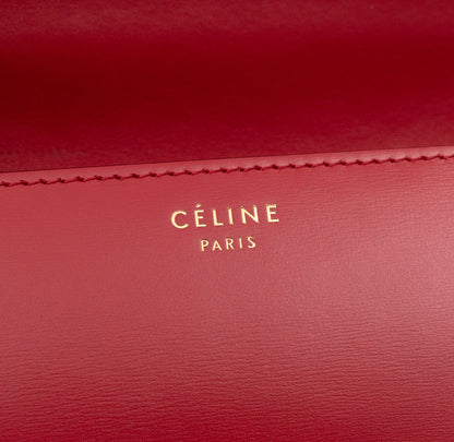 Classic Box Medium Red Leather
