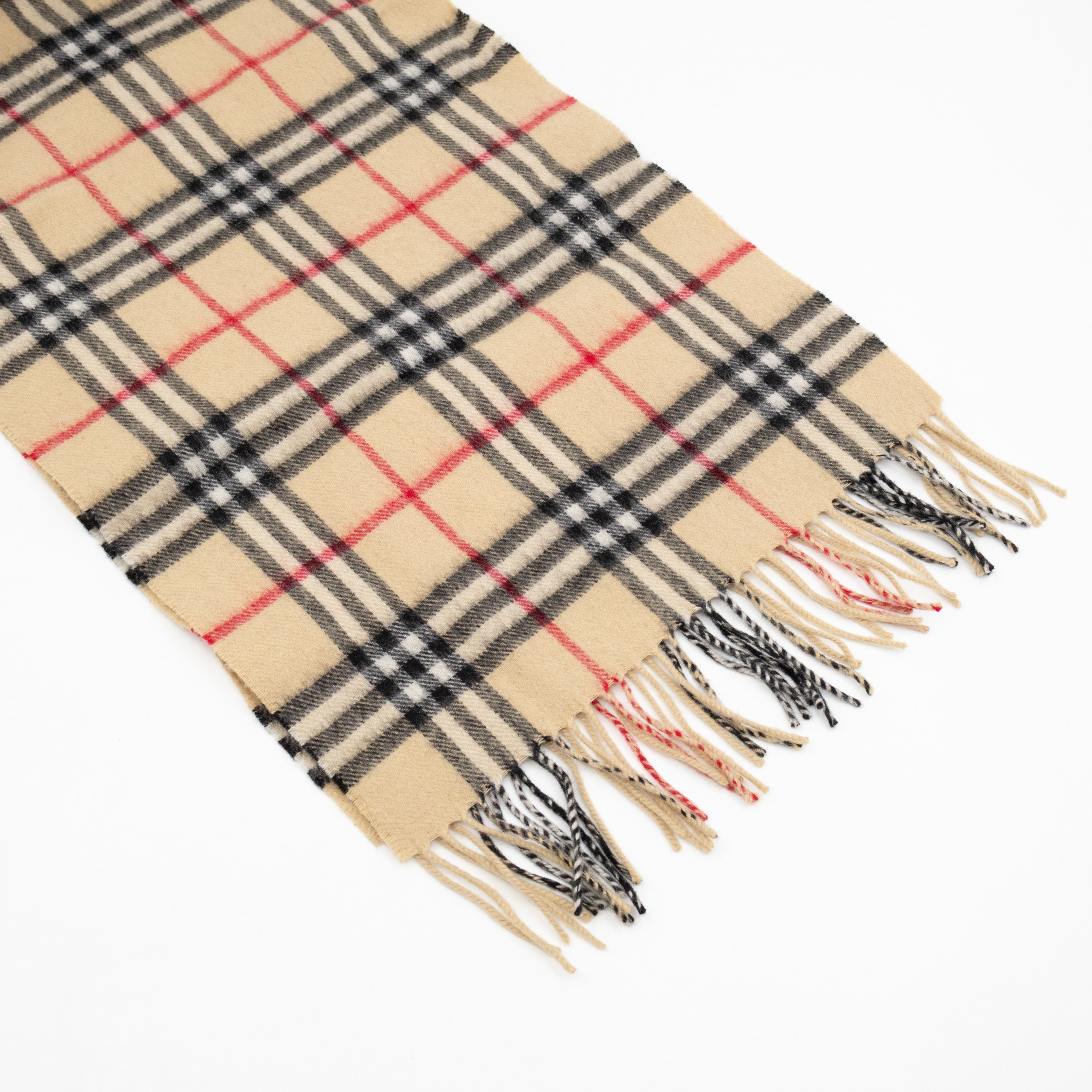 Vintage Cashmere Scarf House Check