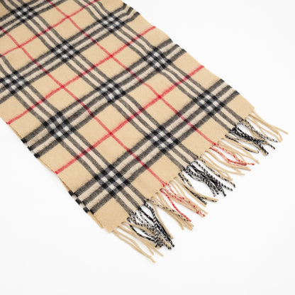 Vintage Cashmere Scarf House Check