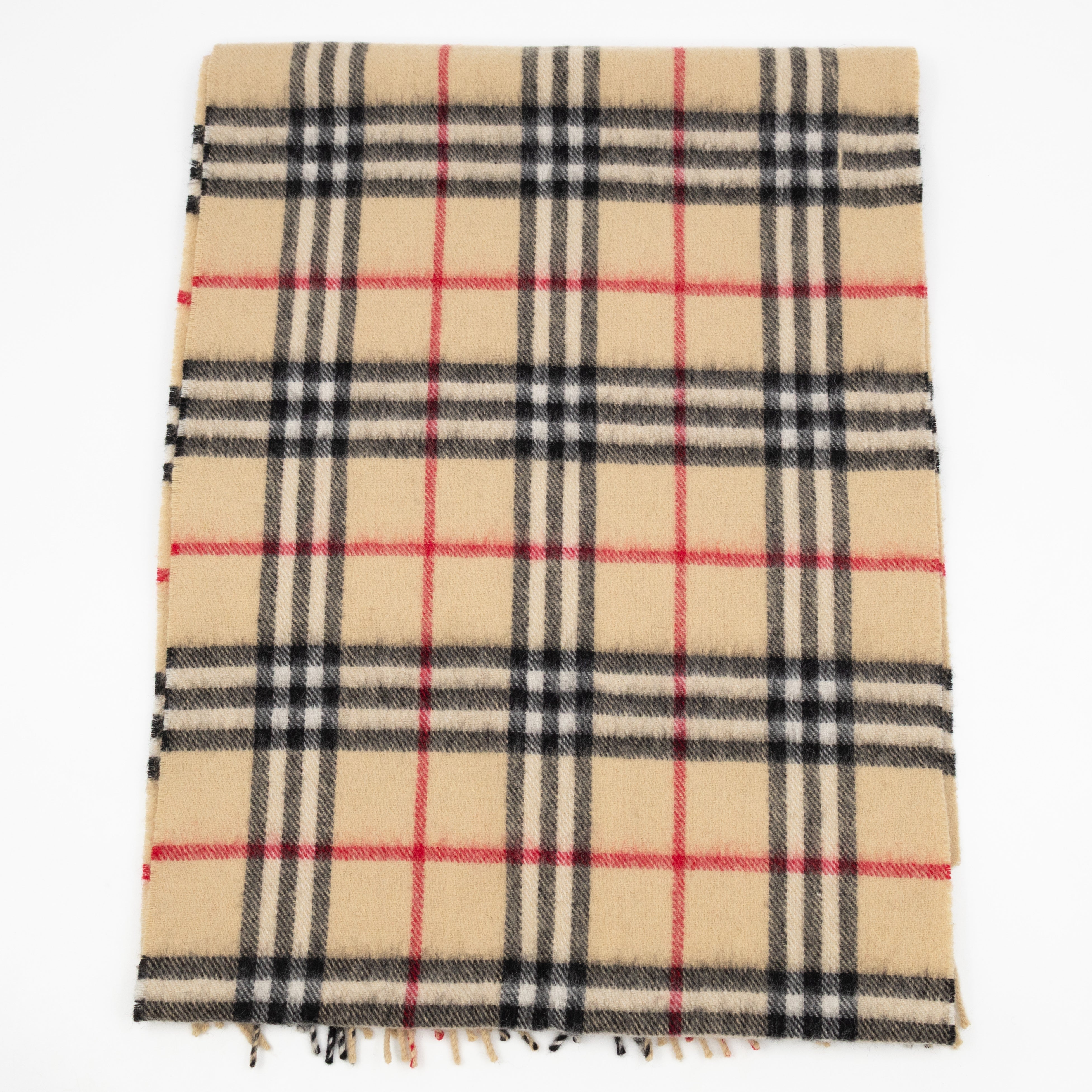 Vintage Cashmere Scarf House Check