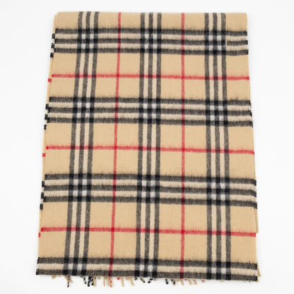Vintage Cashmere Scarf House Check