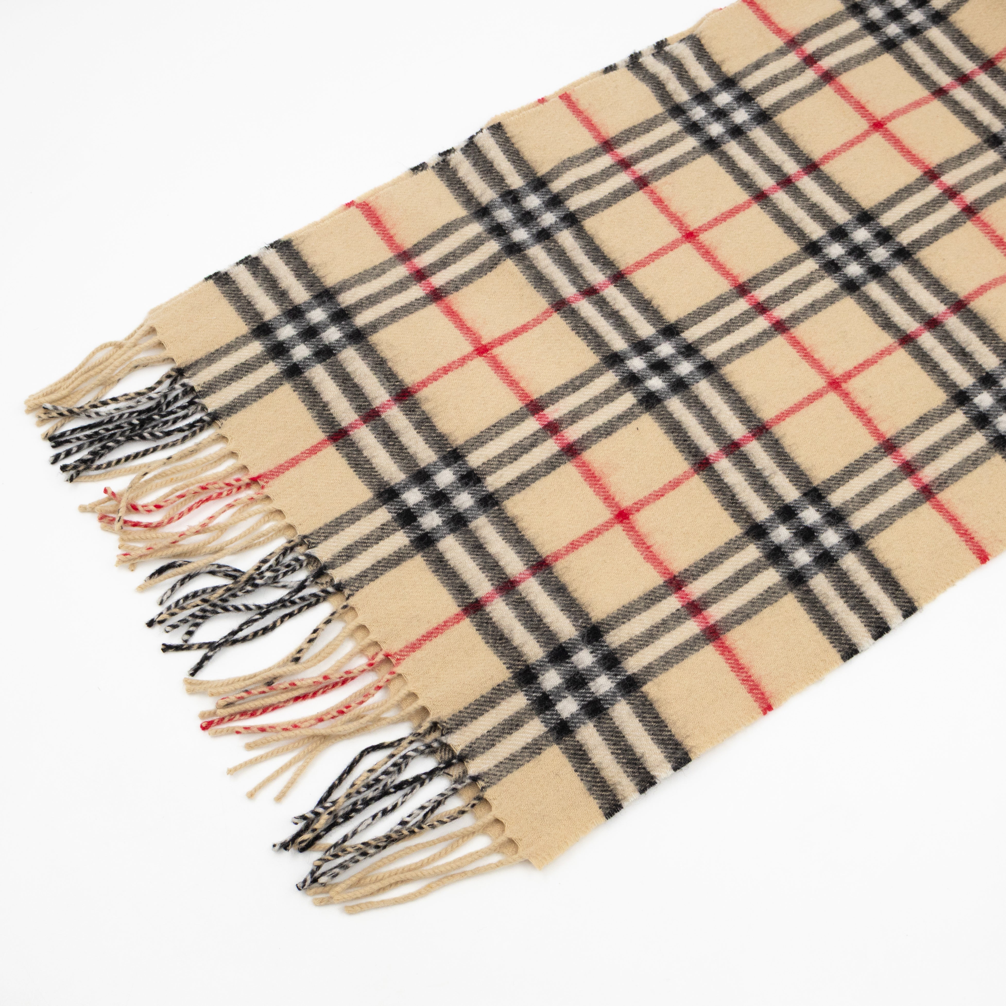 Vintage Cashmere Scarf House Check