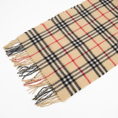 Vintage Cashmere Scarf House Check