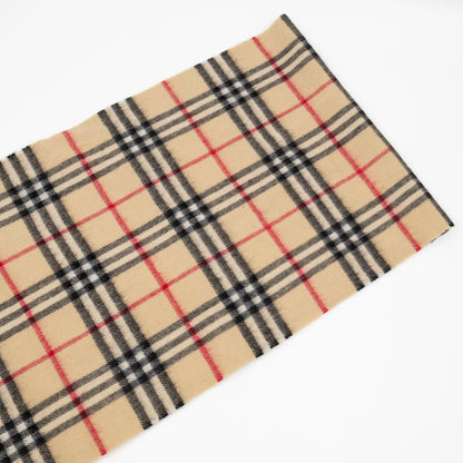 Vintage Cashmere Scarf House Check