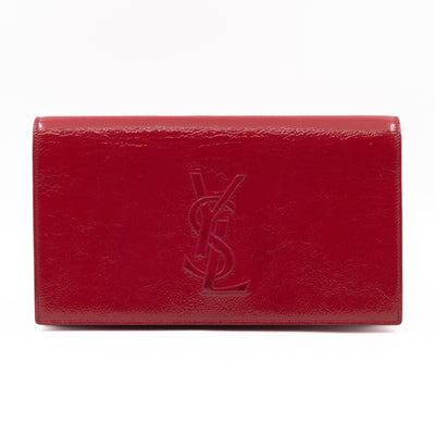 Belle De Jour Clutch Patent Leather Red