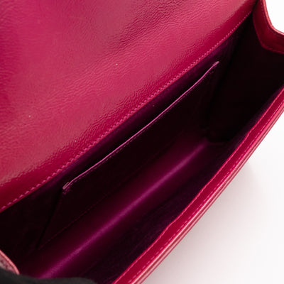 Belle De Jour Clutch Patent Leather Red