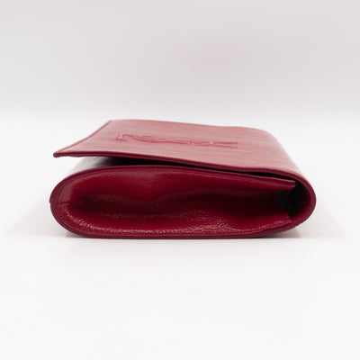 Belle De Jour Clutch Patent Leather Red