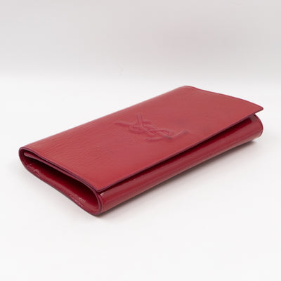 Belle De Jour Clutch Patent Leather Red