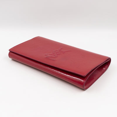 Belle De Jour Clutch Patent Leather Red