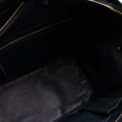 Mini Luggage Dark Blue Leather