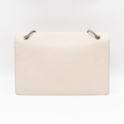 Studded Medium Betty Bag White Leather