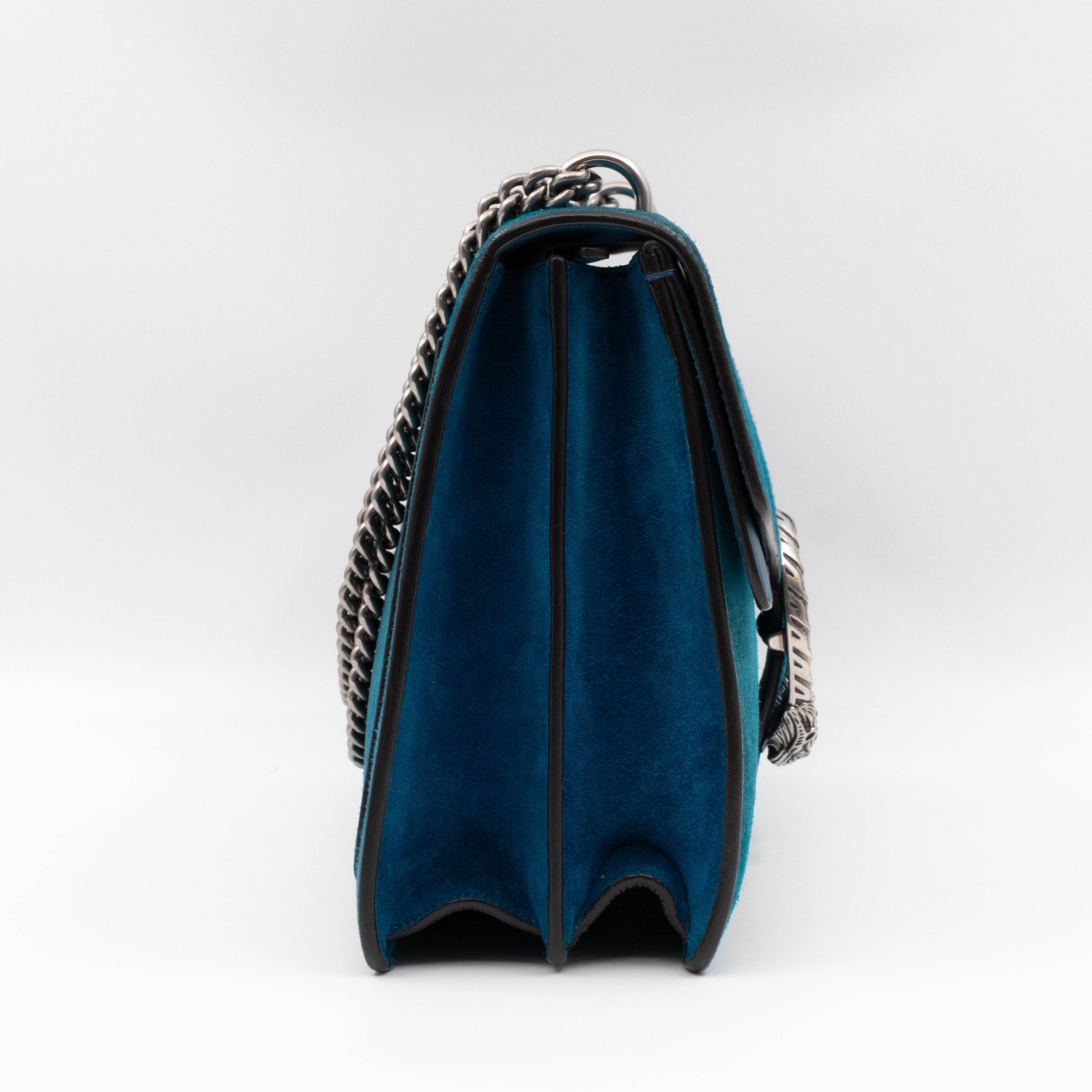 Dionysus Medium Blue Suede