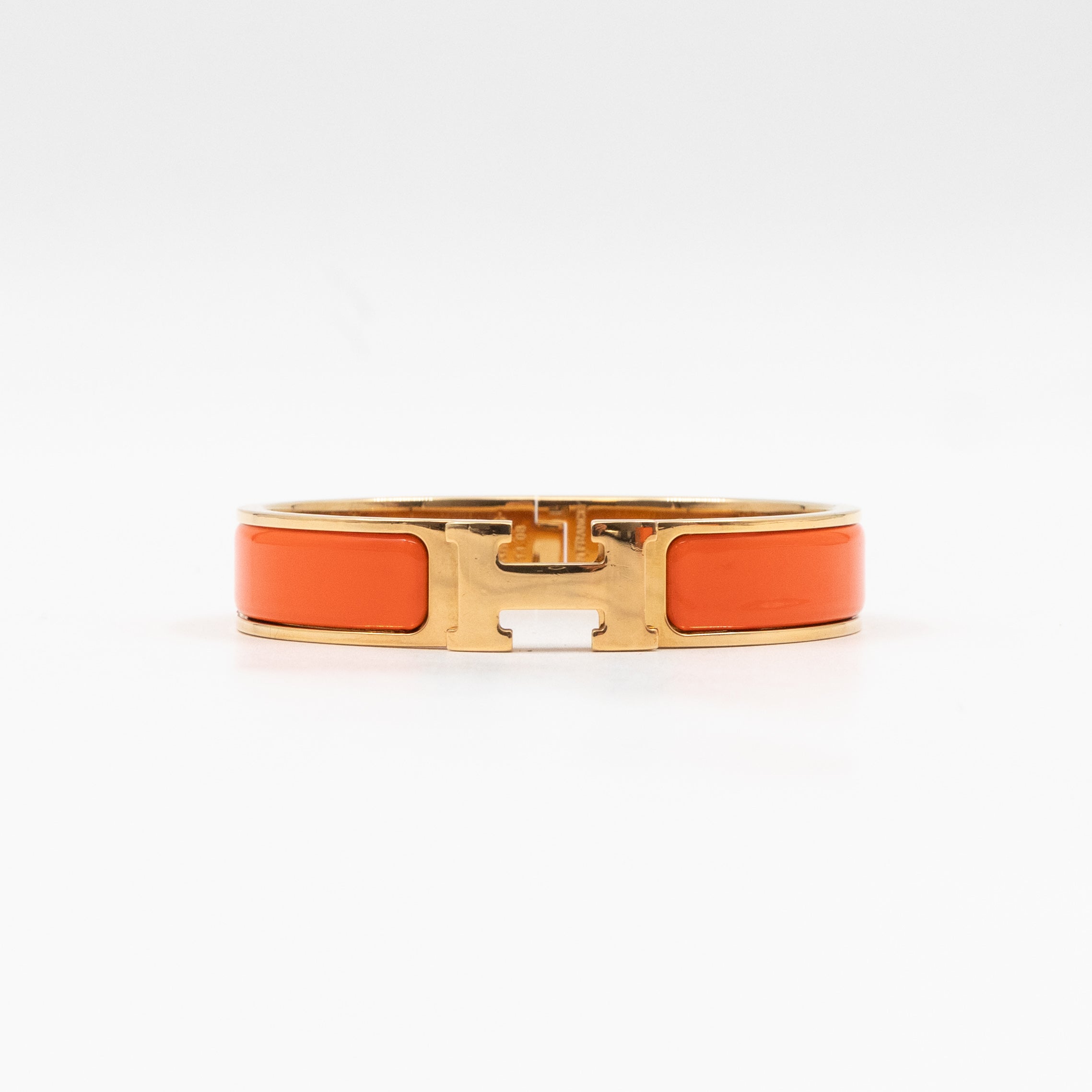 Clic H Bracelet PM  Orange Gold