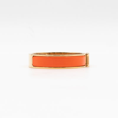 Clic H Bracelet PM  Orange Gold
