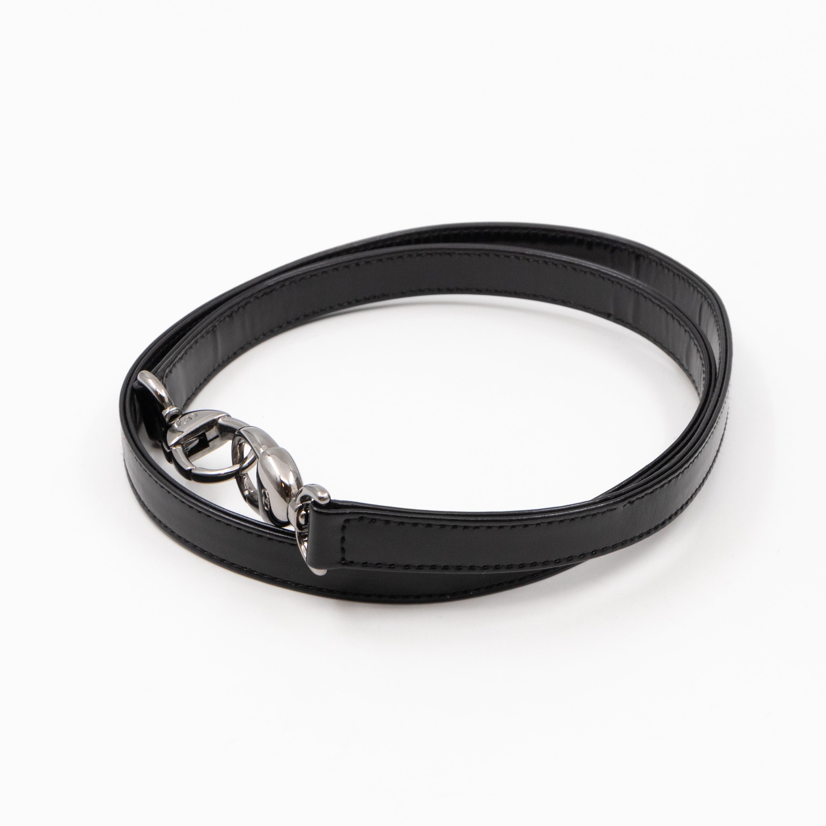 Lady Dior Medium Houndstooth Black White Canvas