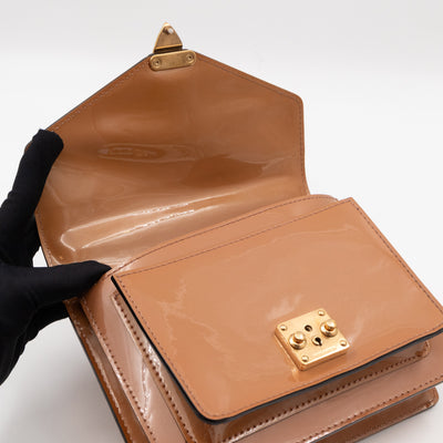 Monceau BB Rose Velours Vernis