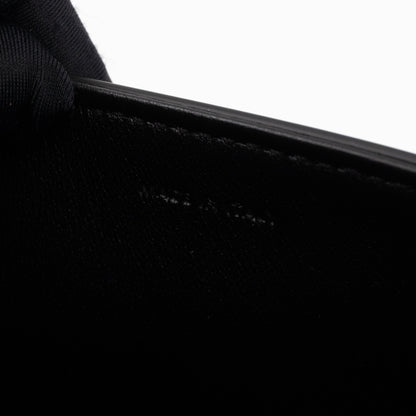 Claude Shoulder Bag Shiny Black Calfskin Leather