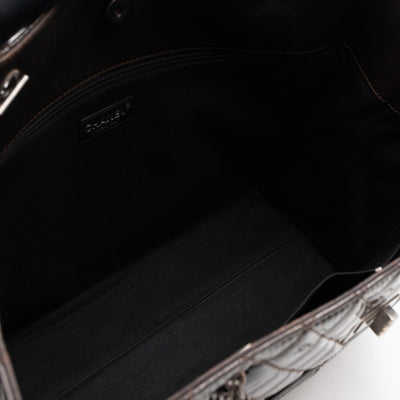 Reissue East West Tote Quilted Burgundy Patent Leather