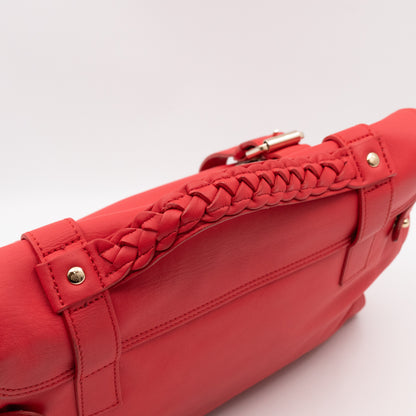 Alexa Smooth Pinkish Red Leather