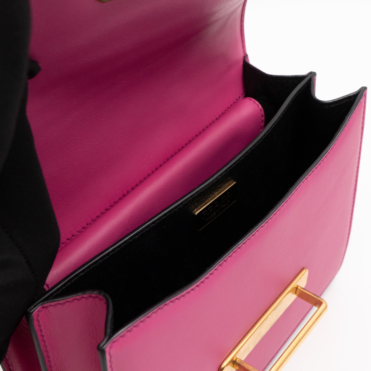 Cahier Pink & Black Leather