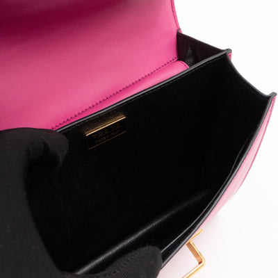 Cahier Pink & Black Leather