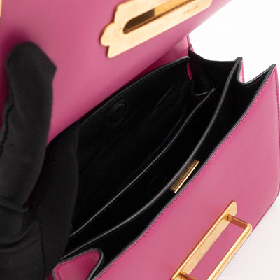 Cahier Pink & Black Leather