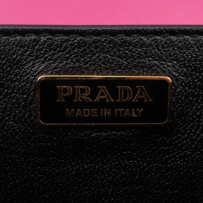 Cahier Pink & Black Leather