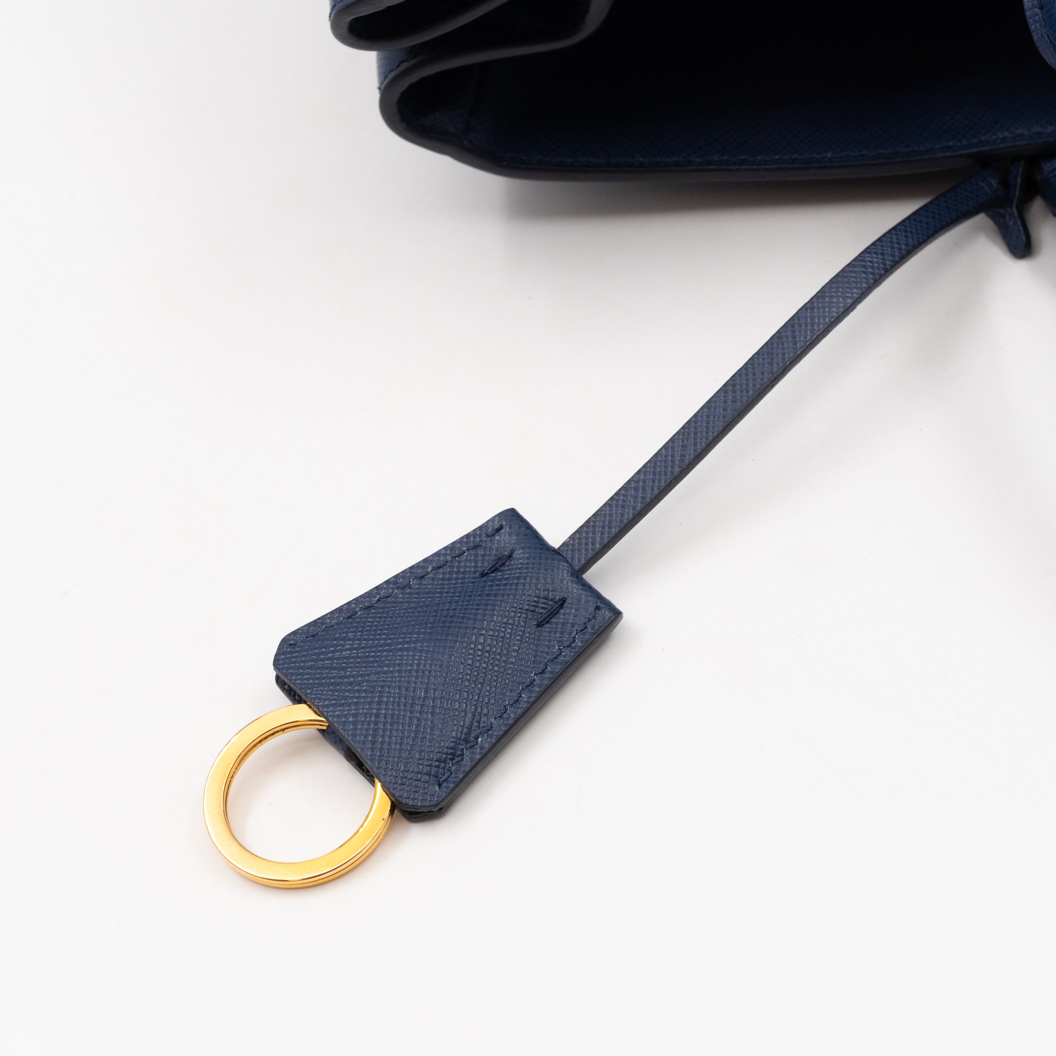 Galleria Tote Bag Blue Saffiano
