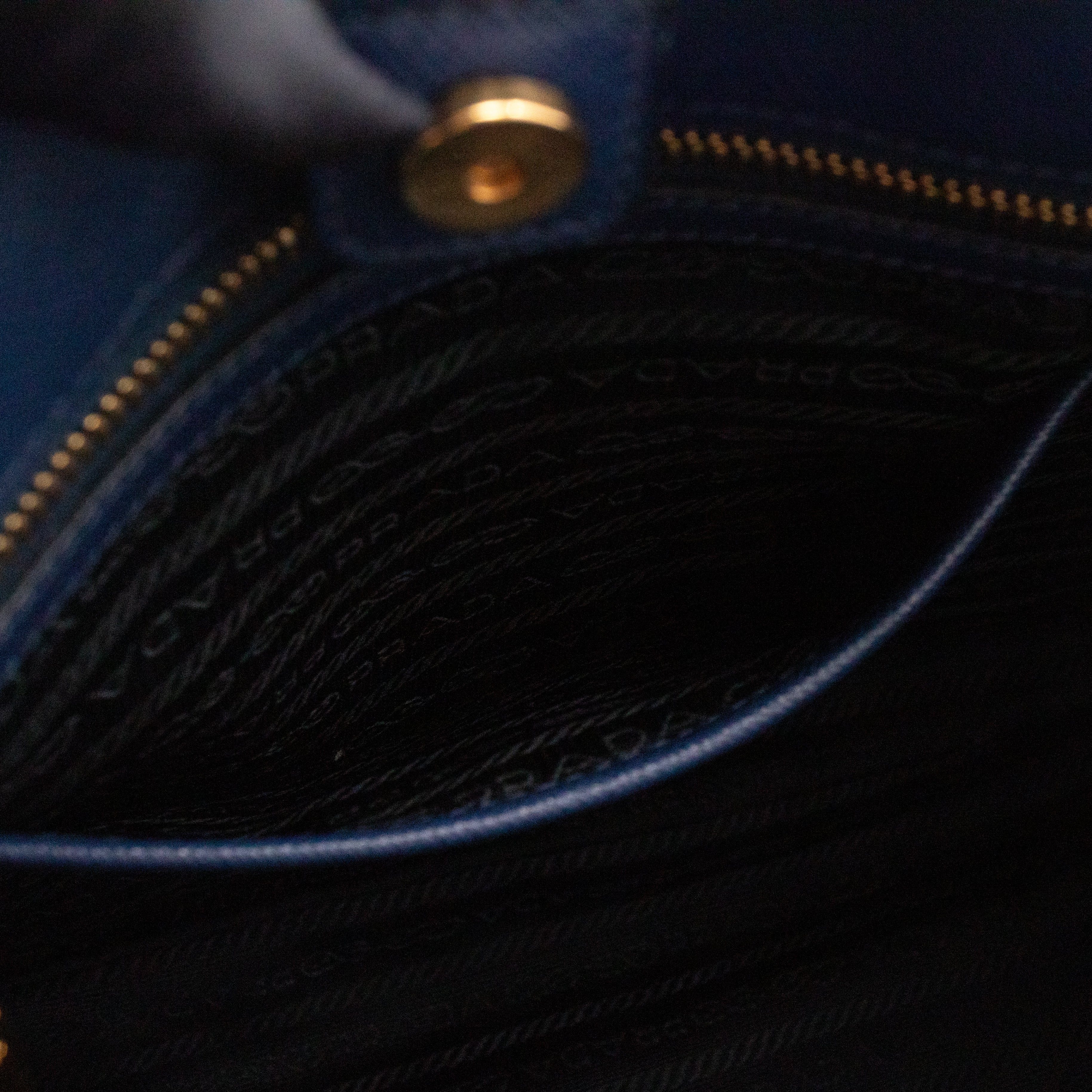 Galleria Tote Bag Blue Saffiano