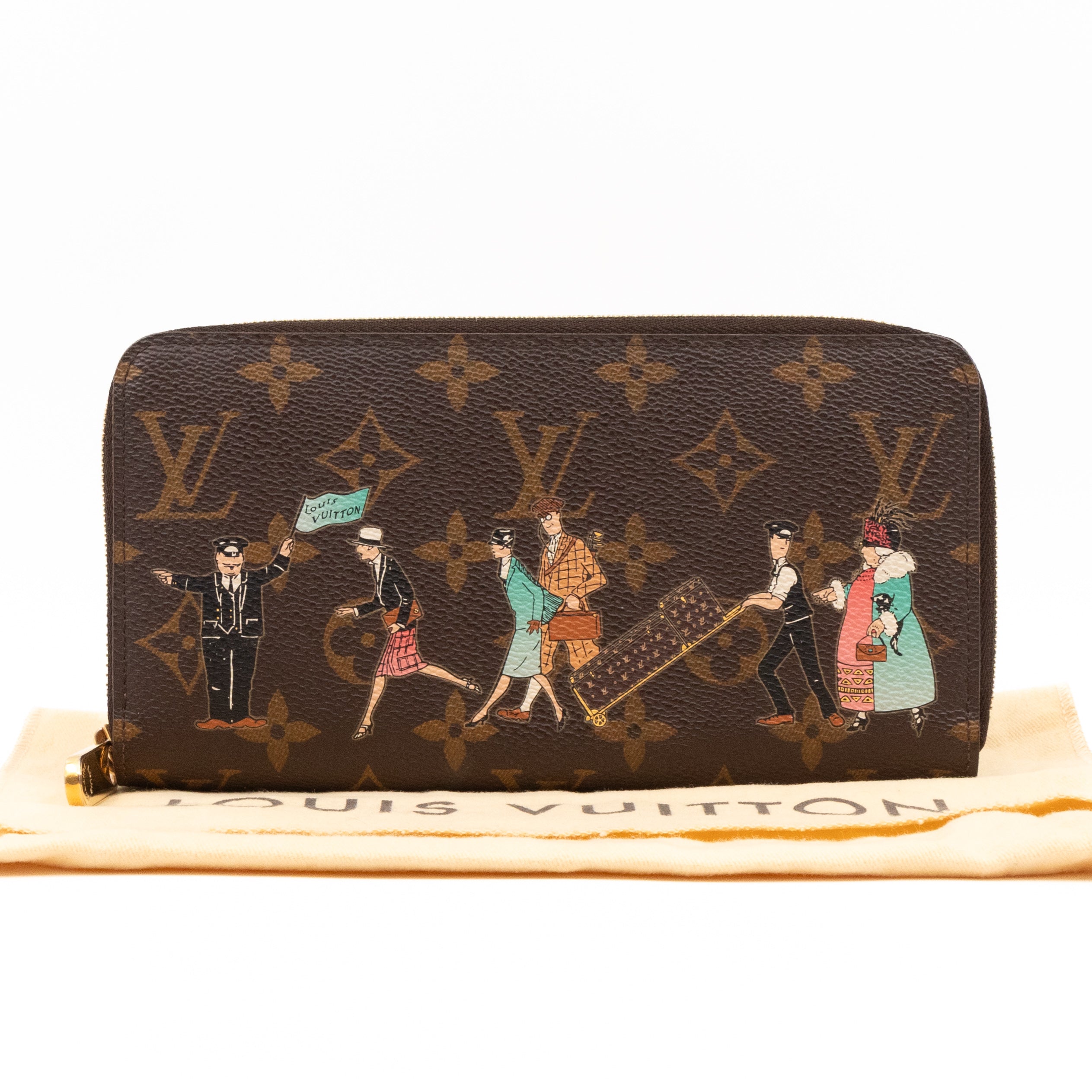 Zippy Wallet Monogram Illustre